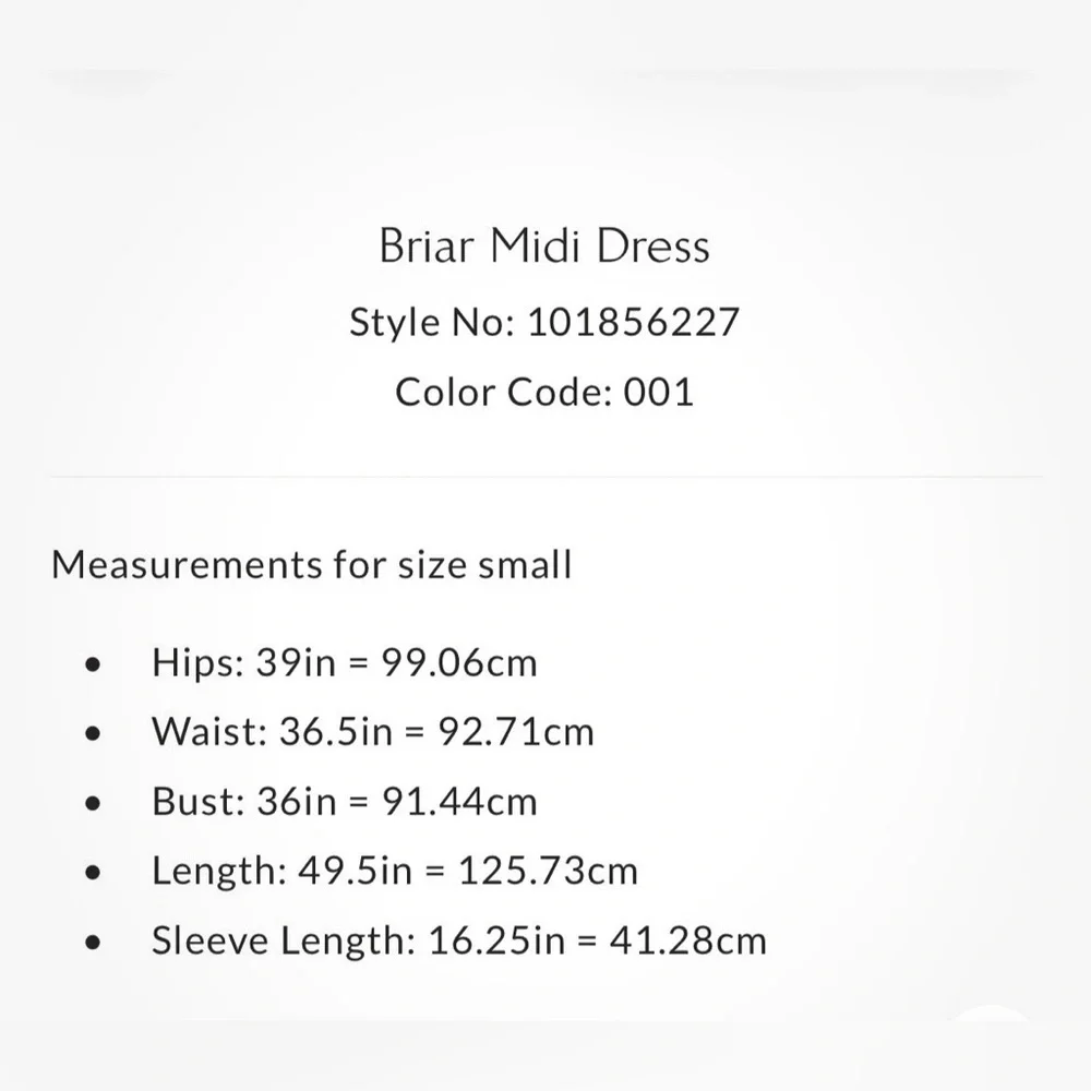 NEW FREE PEOPLE Briar Black Midi Dress, M - Picture 9 of 10